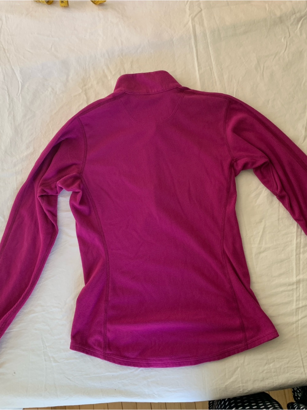 Arc'teryx Women's Magenta Half-Zip Pullover - Picture 3 of 5